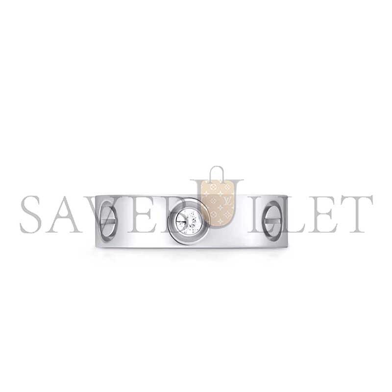 CARTIER LOVE RING, CLASSIC MODEL, 3 DIAMONDS CRB4032500